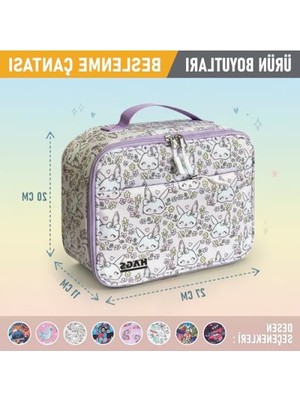 Hakay Termal Yalıtımlı Çocuk Beslenme Çantası - Bunny Desenli