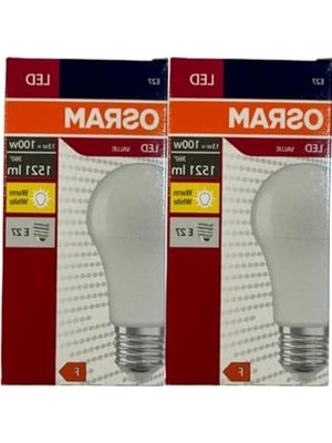Hakay E27 Duy LED Ampul, 13W Enerji Tasarruflu ve 2700K Sarı Işık ile 2 Adet Set