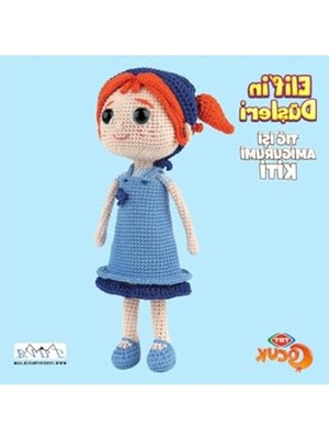 Hakay Elif'in Düşleri Amigurumi Kiti - Tığ Işi Seti