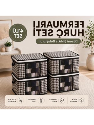 Hakay Orta Boy Kazak-Pike-Battaniye Hurcu, 40 x 30 x 30 Cm, 4 Adet