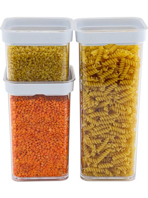 Semel Vakumlu Kare Saklama Kabı - 0,50 Litre