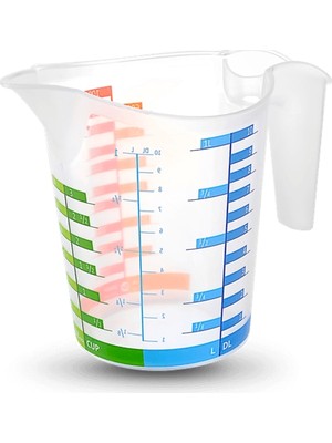 Semel Ölçü Kabı Dereceli Renkli 1000 ml