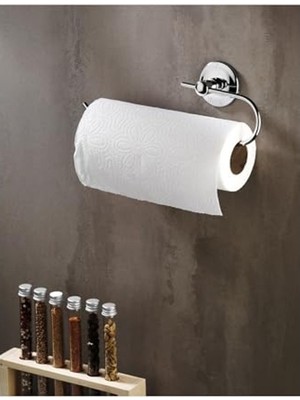 Hakay Krom Yapışkanlı Havlu Kağıdı Asacağı, Mutfak ve Banyo Kullanımı