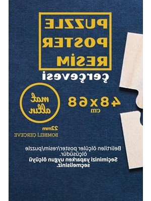 Hakay 22'lik Pvc Resim Çerçevesi, Eskitme Altın Renk, 48X68 cm