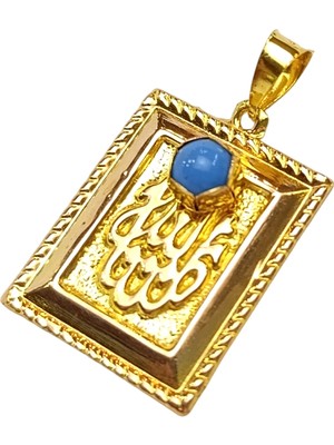Altın Ofisi Çocuk Maşaallah Kolye 14 Ayar Altın Hd Videolu