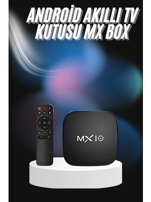 Eco Lounge 2.4g Wifi Tv Box Medya Oynatıcı Tv Uyumlu Mx Box Kutusu Android Tv