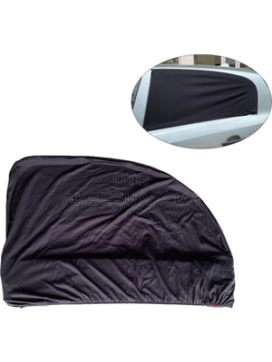 Semel Elastik Oto Yan Cam Bebek Güneşlik Araba Perdesi Hatchback Uyumlu 1 Adet