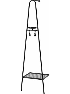 IKEA Alganas Siyah 46X39X166 cm Ayaklı Askılık