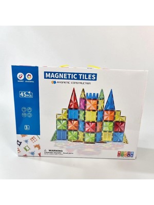 Semel SH40763 45 Parça Magnet Yıldız Elmas Seri Bloklar