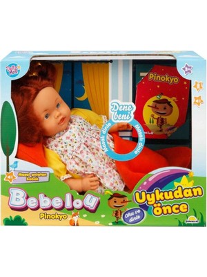 Semel Uykudan Önce Bebeği Masal Anlatan Pinokyo 40 cm