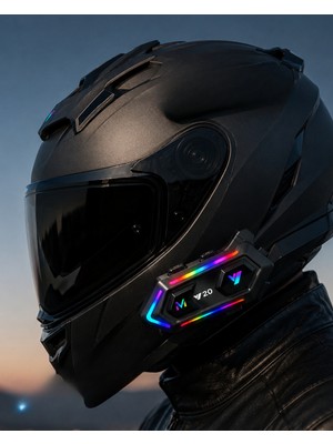 Semel 6. Bluetooth 5.3 Kask Içi Intercom Kulaklık Ipx6 Suya Dayanıklı Tasarım