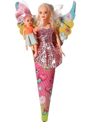 Semel 02286 Anlily Külahlı Yavrulu Bebek