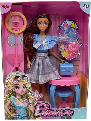 Semel WG66956 -Kutulu Güzellik Masalı Çantalı Bebek Set 11,5 Inç