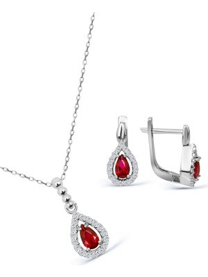 Argentum Concept 925 Ayar Gümüş Minimal Damla Set - S013802