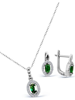 Argentum Concept 925 Ayar Gümüş Zirkon Taşlı Set - S014202