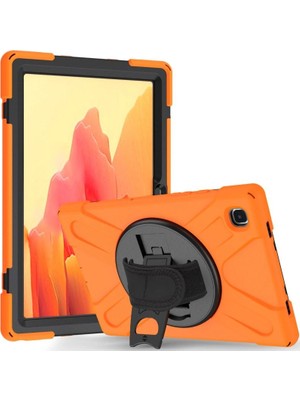Royaleks Samsung Galaxy T220 Tab A7 Lite 8.7 Kılıf Amazing Tablet Kapak - Turuncu