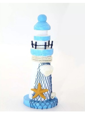 Aesco Ahşap Marin Deniz Feneri Biblo