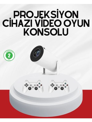 Aesco 3D Oyun Destekli Kablosuz Ev Sinema Projeksiyon Cihazı