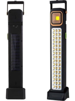 Mabelme Store Buffer® 5 Fonksiyonlu Güneş Enerjisi Ile Şarj Olabilen 48 Ledli Işıldak,aydınlatma PR-3838