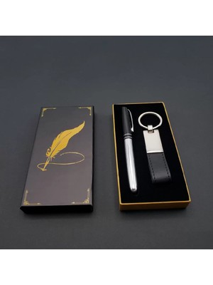 Aesco Silver Kalem ve Metal Anahtarlık