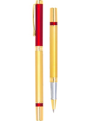 Aesco Kırmızı Metal Roller Kalem