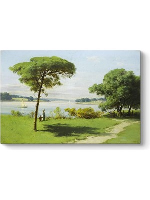 Hoca Ali Rıza - Manzara Tablosu 45 x 30