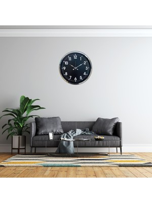 Krom Standart Dekoratif 52 x 52 cm Duvar Saati