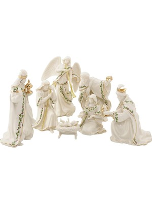 Lenox Holiday, Set Beşikler Of 7 (Kutsal Aile, Üç Kral, Melek)