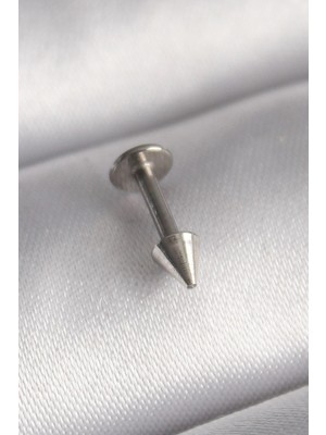 Mey Ithalat® 316L Çelik Gümüş Renk Çivi Model Piercing