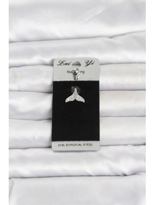 Mey Ithalat® 316L Cerrahi Çelik Dolphin Kuyruk Model Göbek Piercing