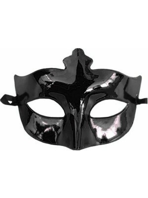 Mey Ithalat® Siyah Renk Masquerade Kostüm Partisi Venedik Balo Maskesi