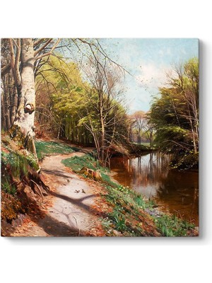 Mork Monsted - Vesenny Landscape Tablosu 30 x 30
