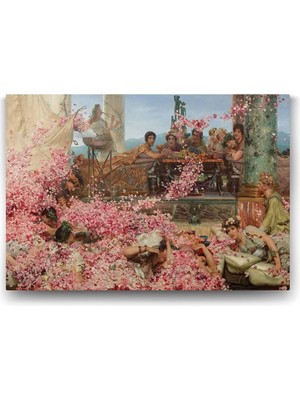 Tadema - Sappho ve Alcaeus Tablosu 100 x 50