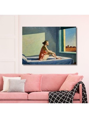 Gaagart Tekli Yatay Kanvas Tablo Edward Hopper Sabah Güneşi 150 x 100 GARTNM8581