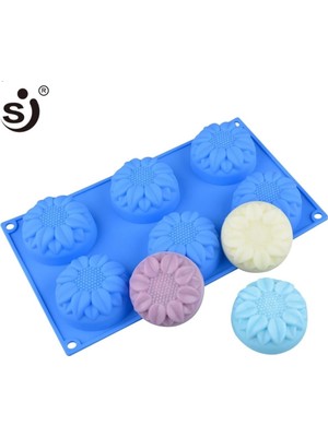 Siliko World Silikon Kek Pasta Sabun Mum ve Epoksi Kalıbı, Kahverengi