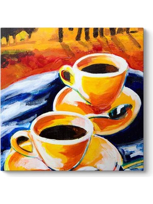 Çay Zamanı Tablosu 90 x 90