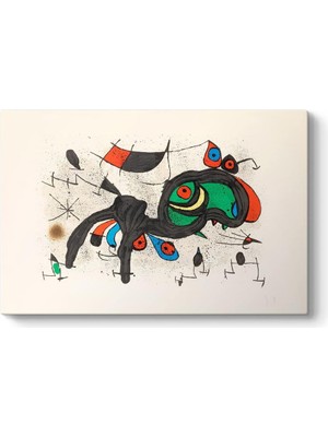Joan Miro - Le Belier Fleuri Kanvas Tablo 60 x 40