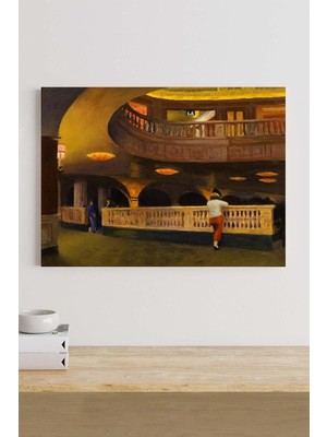 The Sheridan Theatre - Edward Hopper Sanatsal Kanvas Tablo 40 x 60