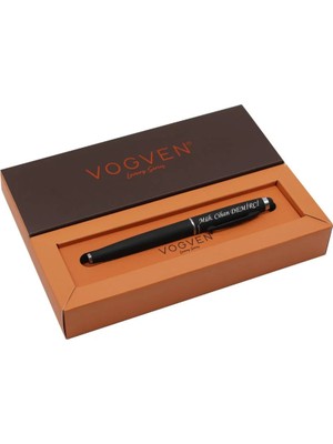 Vogven Marka Isme Özel Mat Touch Roller Kalem