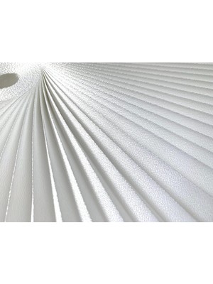 Pliper Beyaz - Plise Cam Balkon Perdesi Yapışkanlı 3400001 (50 x 140)