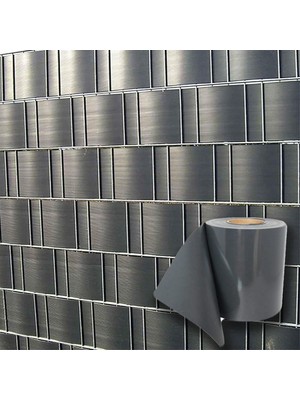Pankor Panel Çit Pvc Koruma Bantları 50 Metre (15CM, Antrasit)