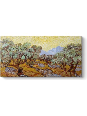 Vincent Van Gogh - Olive Trees Tablosu 100 x 50