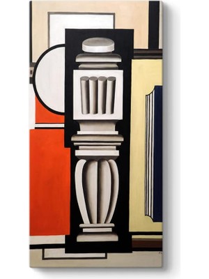 Fernand Leger - The Baluster Tablosu 60 x 120