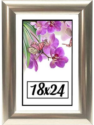 Hediyelik Çerçeve Dekorasyon Resim Çerçevesi 18X24 18X24-22-GÜMÜŞ