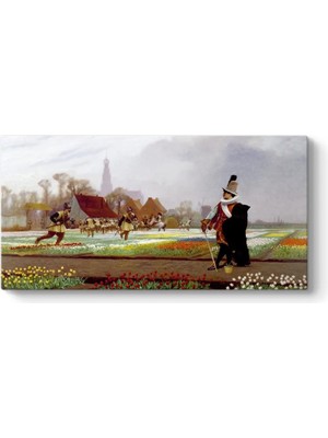 Jean Leon Gerome - Lale Çılgınlığı Tablosu 160 x 80