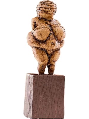 Willendorf Venüsü Heykeli - Paleolitik Dönem Bereket Tanrıçası - El Yapımı Tarihi Replika -
