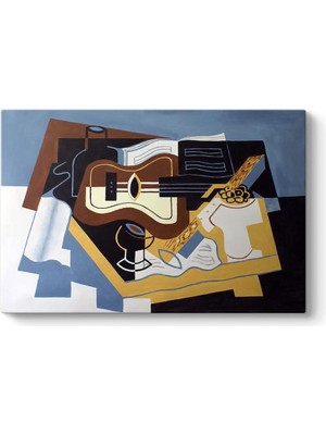 Juan Gris - Guitar And Clarinet Tablosu 75 x 50