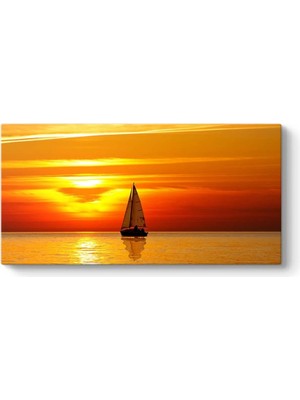 Altın Gökyüzü Tablosu 140 x 70
