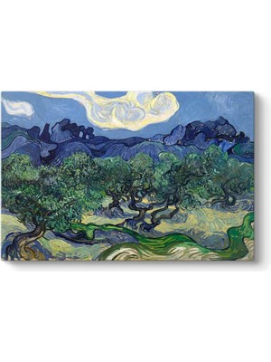 Zeytin Ağaçları Tablosu 75 x 50
