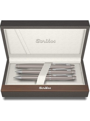 Scrikss Noble 35 Dolma Kalemtükenmez Kalemversatil Kalem Takım Titanyum